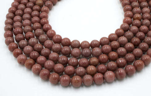 Purple Aventurine Gemstone Beads, 8mm, Round